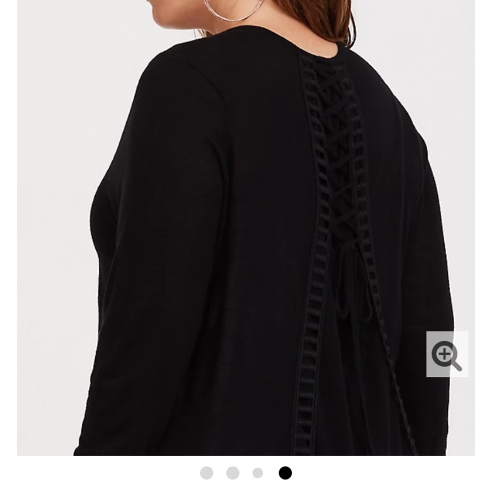 Torrid size 3 lace up cardigan